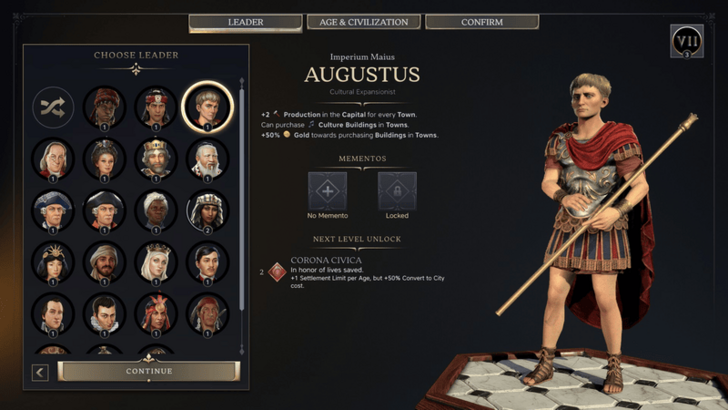 Civ 7 - Augustus