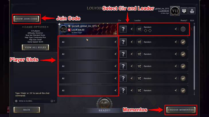Multiplayer Lobby