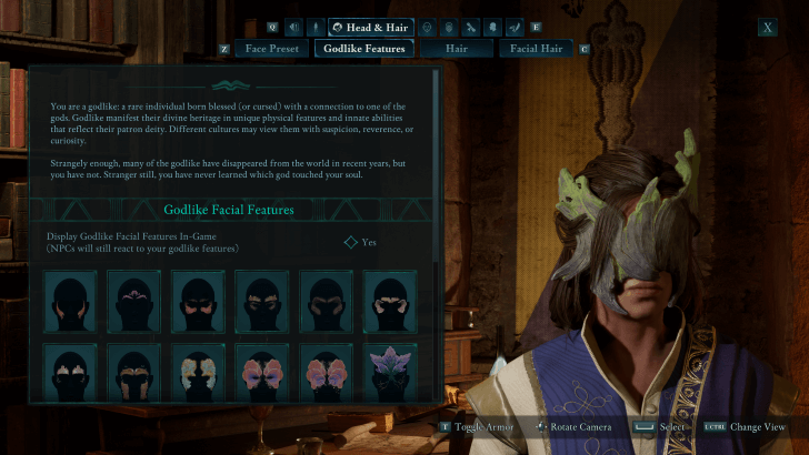 Avowed - Godlike Features Character Creation