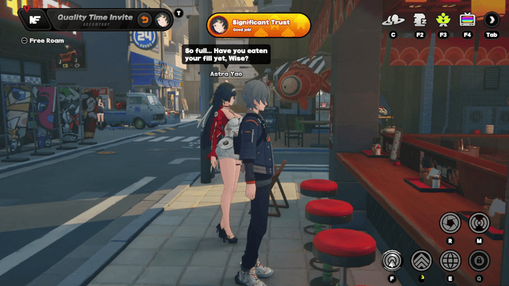 Trust Increase With Astra Yao