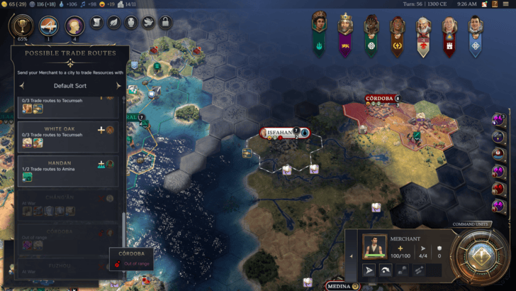 Trade Route No Access