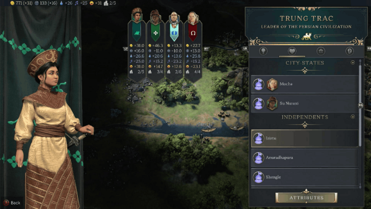 Interact from the Leaders Screen