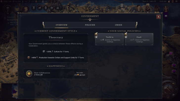 Civ 7 - Theocracy