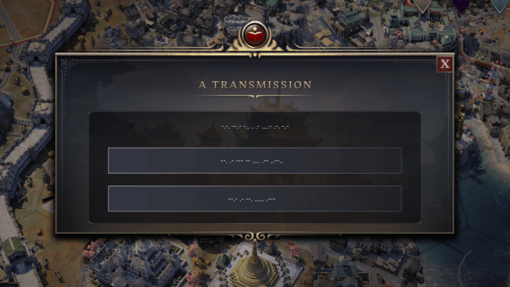 Initial Morse Code Transmission