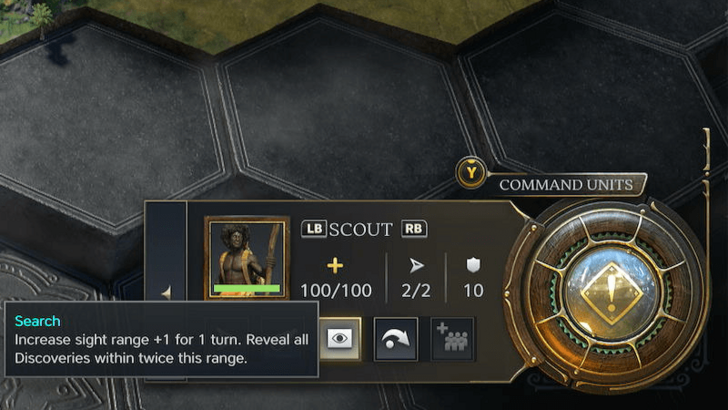 Civ 7- Scout Search Ability