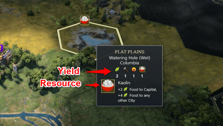 Civ 7 - Yield and Resource