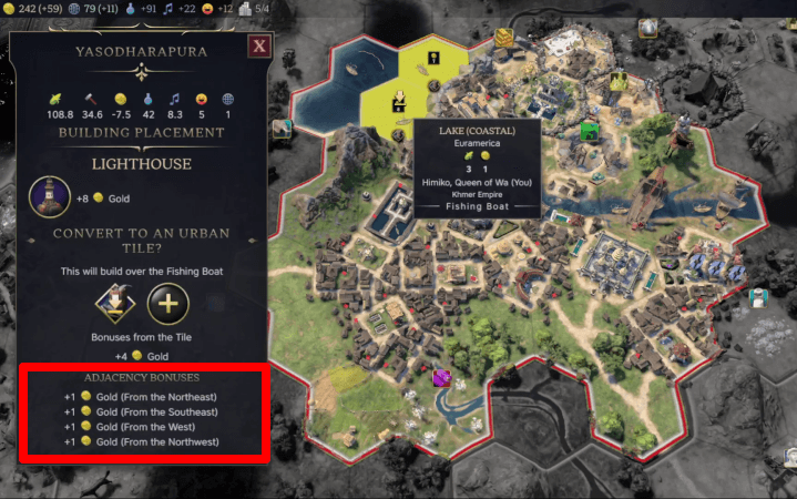 Choose Buildings With Available Adjacency Bonuses