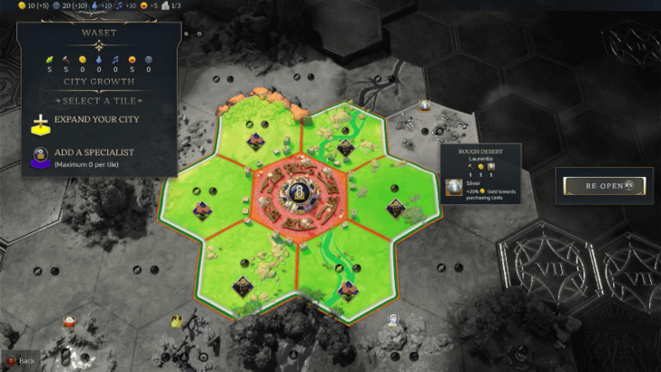 Civ 7 - Grow City