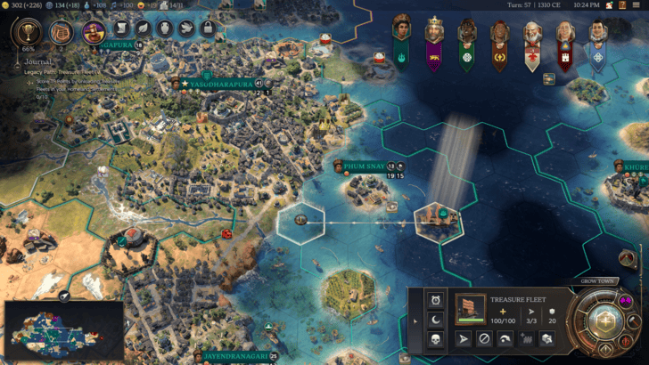 Unload Treasure Fleet