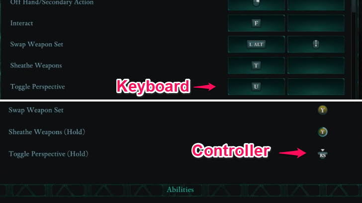 Avowed - Toggle Perspective