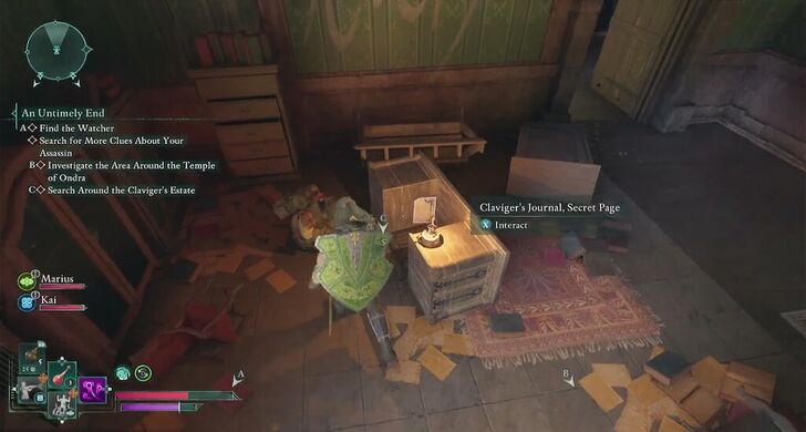 Avowed - Claviger’s Journal Secret Page