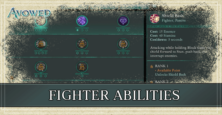 Avowed Fighter Abilities