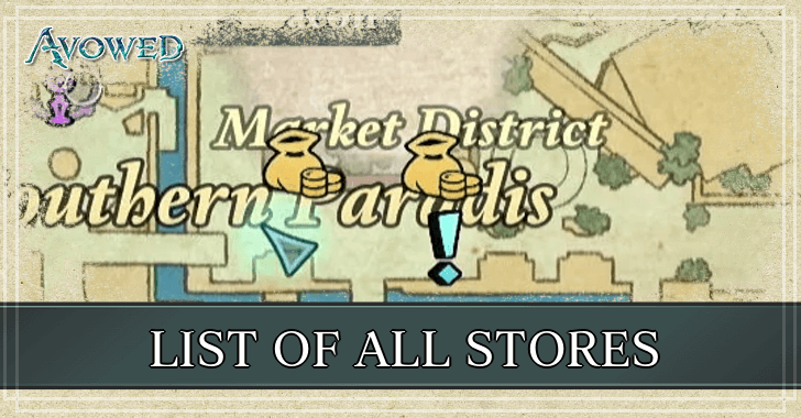 Avowed - List of All Merchants and Stores