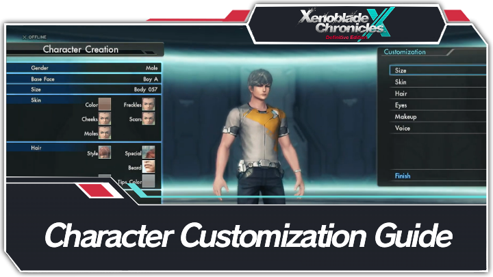 Xenoblade Chronicles X Definitive Edition - Character Customization Guide