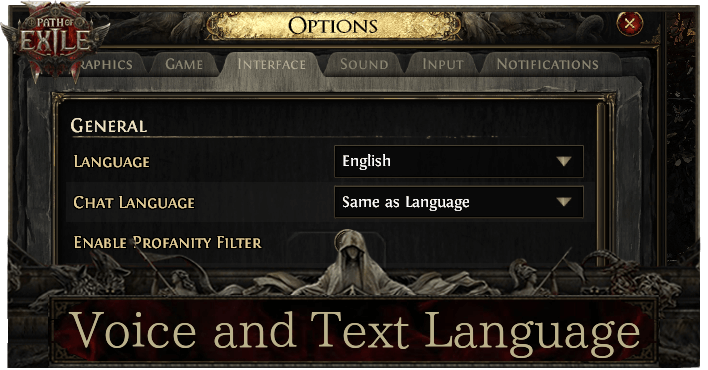 Path of Exile 2 (PoE 2) - How to Change Voice and Text Language