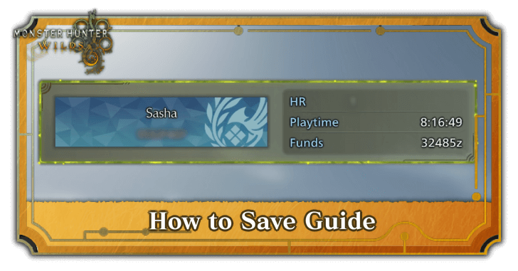 MH Wilds - How to Save the Game