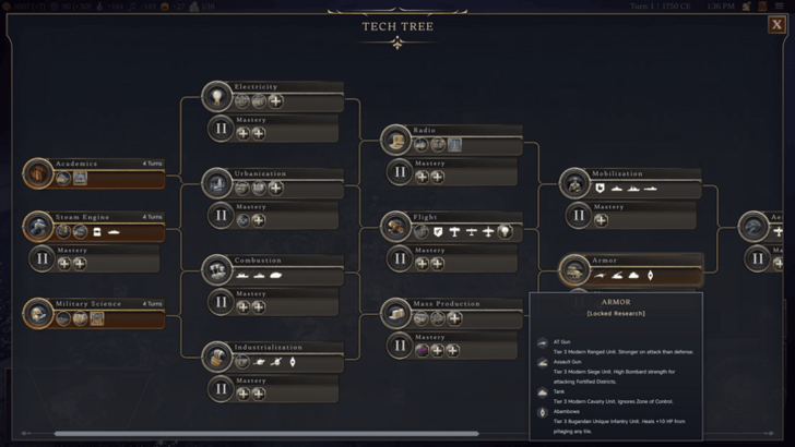 Follow Bottom of the Tech Tree