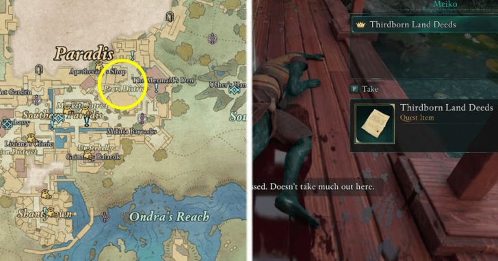 Avowed - Escape Plan Thirdborn Land Deeds Location