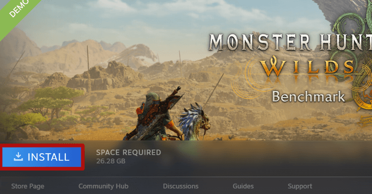 Install the Benchmark Tool From Steam