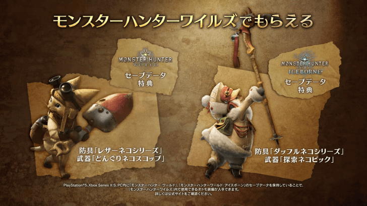 World and Iceborne Save Data Rewards.png