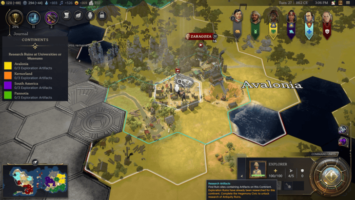 Civ 7 - Research Artifact