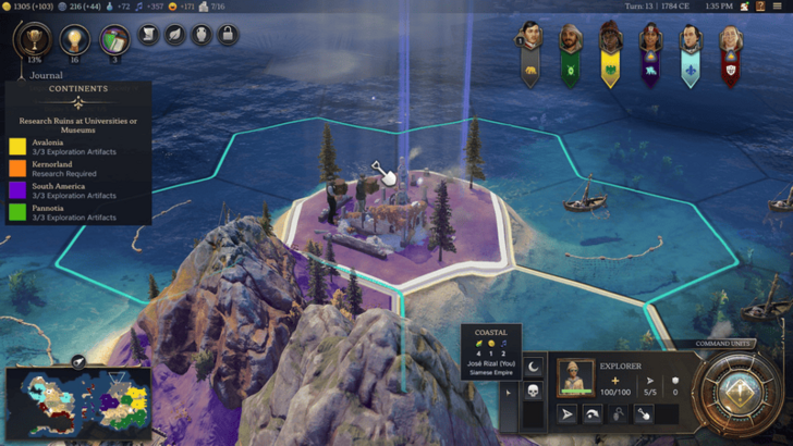 Civ 7 - Excavate Artifacts