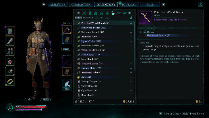 Avowed Materials and Currency