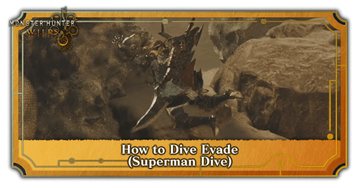 Monster Hunter Wilds - How to Dive Evade (Superman Dive)