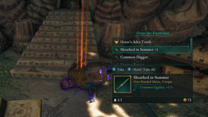 Avowed - Sheathed in Summer Location in Dawnshore