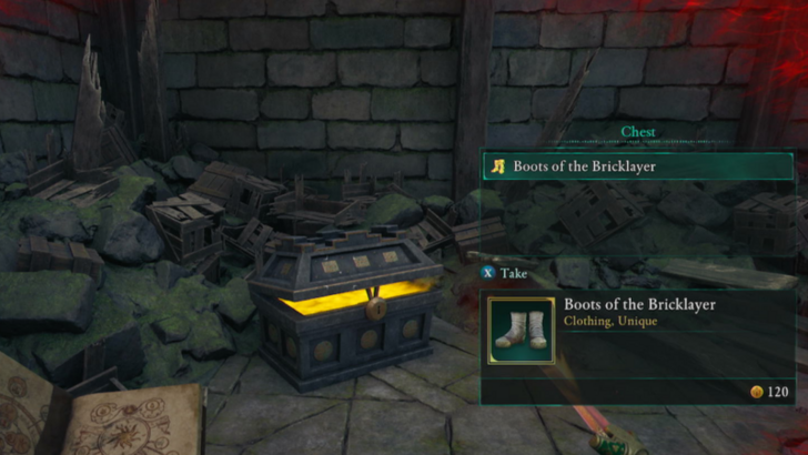 Avowed - Boots of the Bricklayer Chest