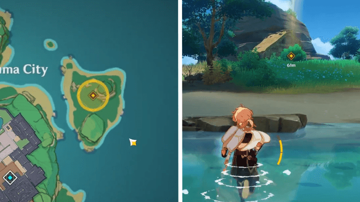 Genshin Impact - Go to the Address provided by Miko