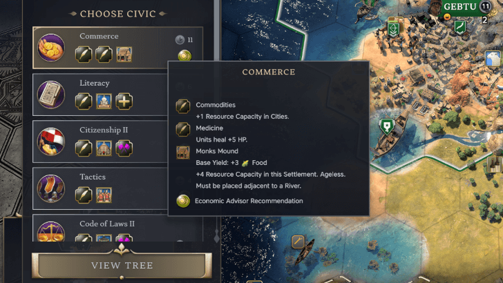 Civics with Resource Capacity