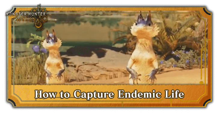 MH Wilds How to Capture Endemic Life