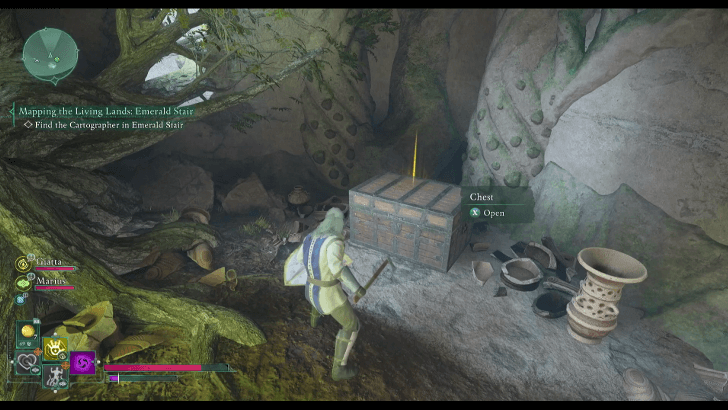 Earthy Aegis Treasure Map World Location