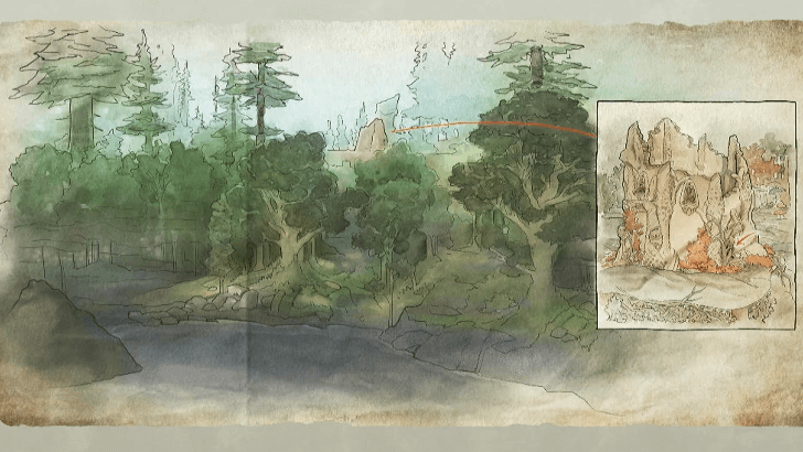 Earthy Aegis Treasure Map