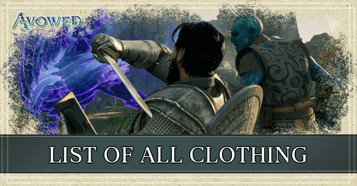 Avowed - List of All Clothing
