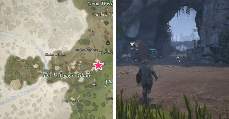 Avowed - The Delemgan Glade Rock Arch