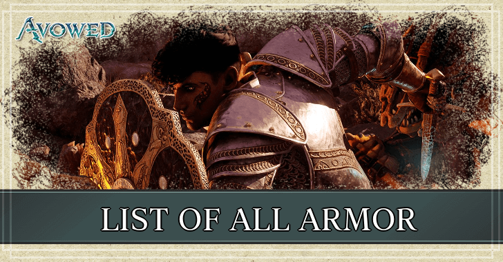 Avowed - List of All Armor