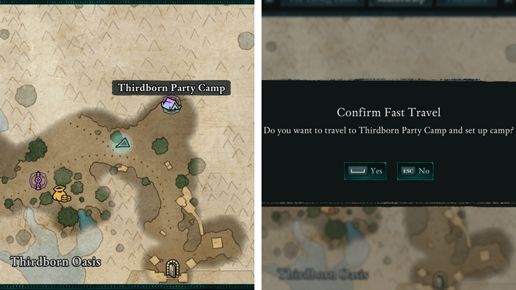 Fast Travel to a Party Camp