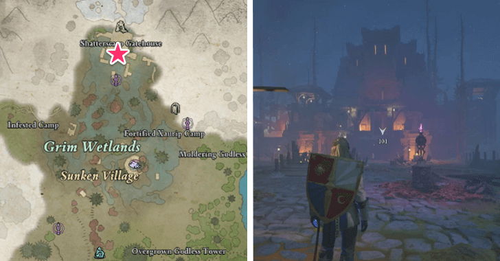 Avowed - Scattersharp Gatehouse Map