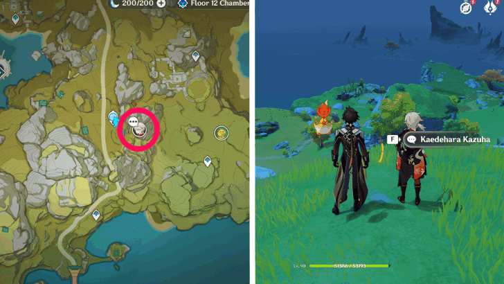 Genshin - Kazuha Location 2