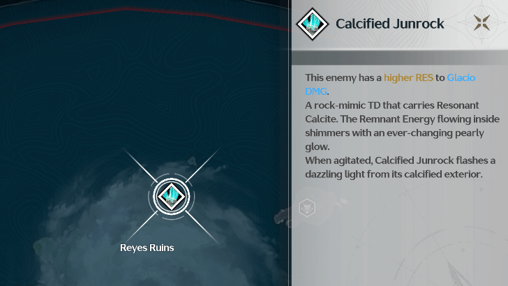 Calcified Junrock Locked Behind Reyes Ruins