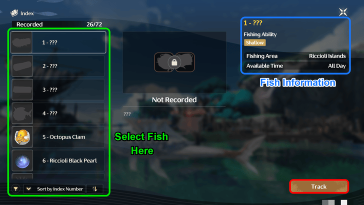 Wuthering Waves Old Man and the Whale Track Fish From Index