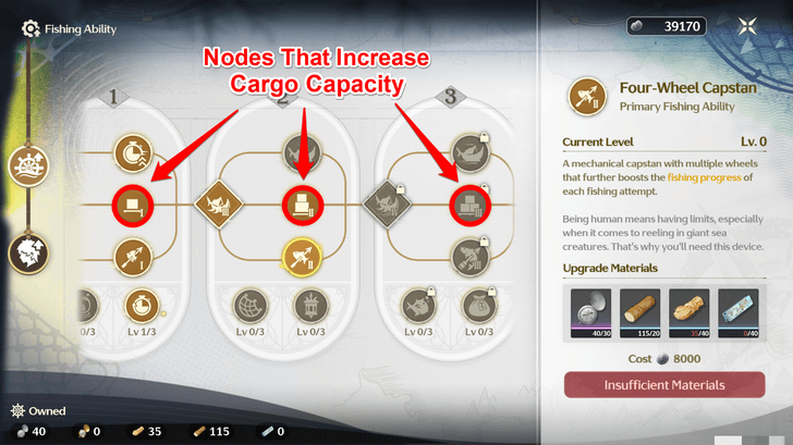 Wuthering Waves Old Man and the Whale Upgrade Cargo Capacity Nodes