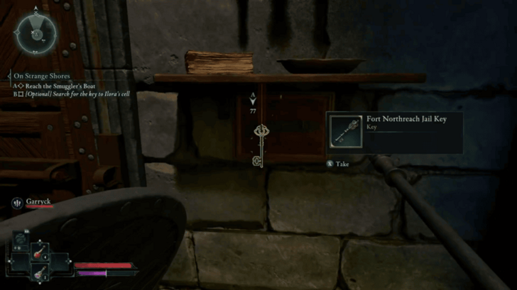 Jail Cell Key Beside the Door