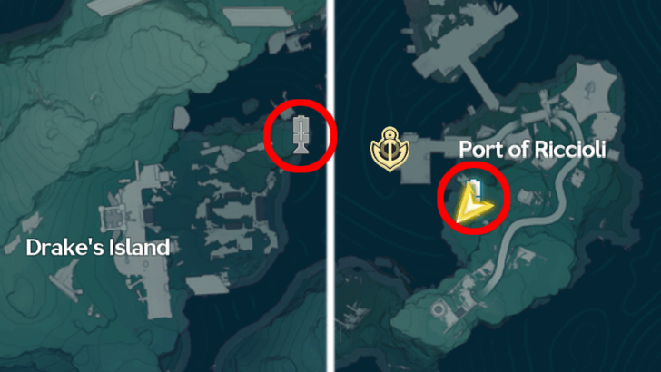 Riccioli Island Beacons