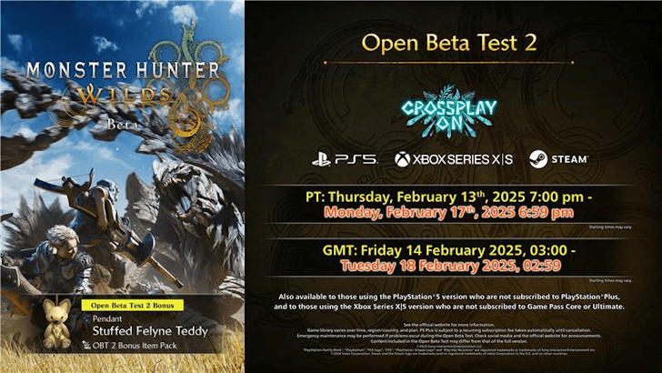 Updated Second Beta Test Schedule
