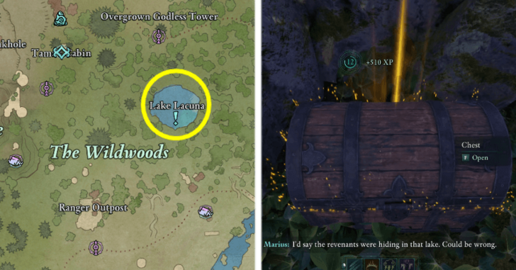 Avowed - Memory of the Deep Lake Chest Location