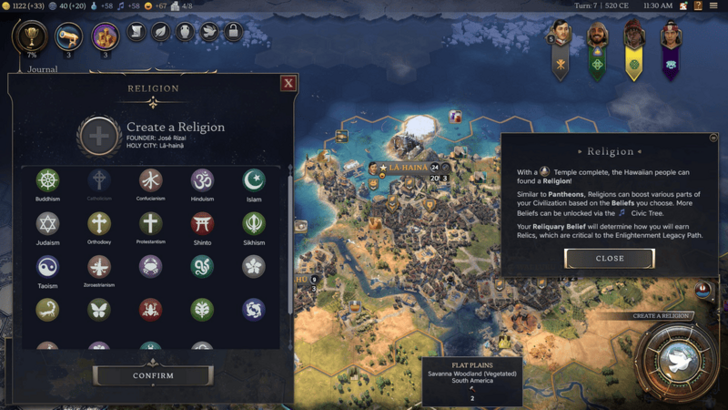 Civ 7 - Create Religion
