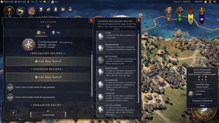 Civ 7 - Reliquary Beliefs